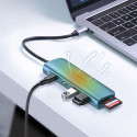 Ugreen CM195 15214 rozbočovač USB‑C 6v1 - šedá