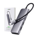 Ugreen CM195 15214 rozbočovač USB‑C 6v1 - šedá