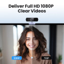 UGREEN CM678 webkamera Full HD 1080p šedá