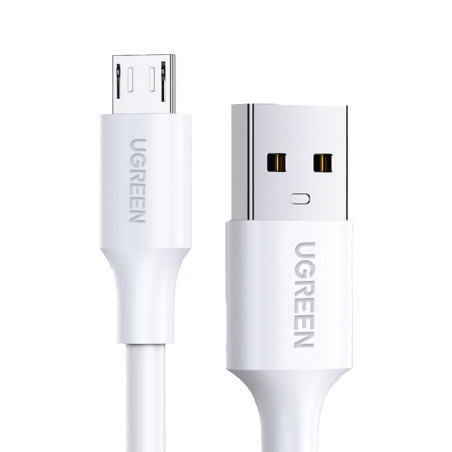 Ugreen US289 60143 kabel micro USB / USB-A 2 m bílý
