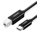 Kabel Ugreen US241 pro tiskárnu 1 m - černý
