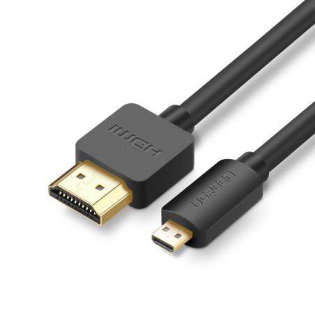 Ugreen HD127 micro HDMI – HDMI 2.0 4K 60Hz 1 m černý