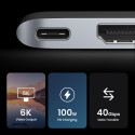 Ugreen CM380 hub pro MacBook – šedá