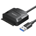 UGREEN CR108 adaptér USB-A 3.0 na SATA pro HDD/SSD - černý