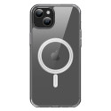 DUX DUCIS Clin Series Odolný kryt kompatibilní s MagSafe pro iPhone 15 Plus, čirý