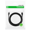 Ugreen US286 USB-C kabel 3 m 3A 480 Mb/s - černý