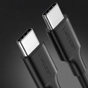 Kabel Ugreen US286 USB-C / USB-C PD QC 3A 2m černý