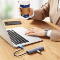UGREEN CM475 USB hub 4v1 - šedý (USB 3.0, RJ-45, USB-C PD)