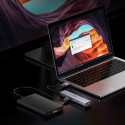 UGREEN CM475 USB hub 4v1 - šedý (USB 3.0, RJ-45, USB-C PD)