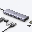 Ugreen CM511 HUB USB-C 3×USB 3.2 / HDMI 4K 60Hz - šedá