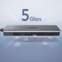 USB-C HUB Ugreen CM219 70336 - šedá