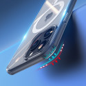 DUX DUCIS Clin Series Odolný kryt kompatibilní s MagSafe pro iPhone 15 Pro Max, čirý
