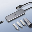 Ugreen USB HUB CM219 50985 4× USB 3.2 Gen 1 - šedá