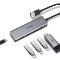 Ugreen USB HUB CM219 50985 4× USB 3.2 Gen 1 - šedá