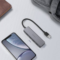 Ugreen USB HUB CM219 50985 4× USB 3.2 Gen 1 - šedá