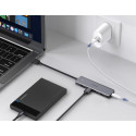 Ugreen USB HUB CM219 50985 4× USB 3.2 Gen 1 - šedá