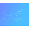 Ugreen USB HUB CM219 50985 4× USB 3.2 Gen 1 - šedá