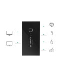 USB switch UGREEN US216 30768 pro 2 počítače – černá