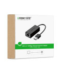 Externí síťová karta Ugreen CR110 RJ45 USB 2.0 100 Mbps - černá