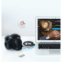 Kabel Ugreen US132 USB–mini USB 480 Mbps 3 m černý