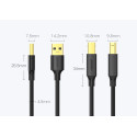 Kabel Ugreen US135 10350 pro tiskárnu 1,5 m černá