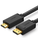 Ugreen DP101 10202 DisplayPort → HDMI kabel 4K 30 Hz černý
