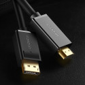 Ugreen DP101 10202 DisplayPort → HDMI kabel 4K 30 Hz černý