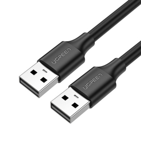 Kabel UGREEN USB 2.0 1 m USB-A (2× male) - černý