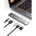 Ugreen 60559 HUB USB-C PD 100W pro MacBook Pro/Air – šedá