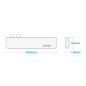 Ugreen 60559 HUB USB-C PD 100W pro MacBook Pro/Air – šedá