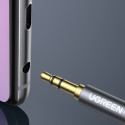 Kabel Ugreen AV118 10592 3,5mm 1 m - stříbrná