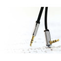 Ugreen AUX audio kabel 3,5 mm 2 m stříbrná