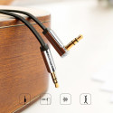 Ugreen AUX 3.5mm flat kabel 1 m - stříbrná