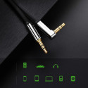 Ugreen AUX 3.5mm flat kabel 1 m - stříbrná
