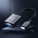 Adaptér HDMI na VGA UGREEN s audio 3,5mm - černý
