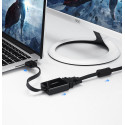 Adaptér HDMI na VGA UGREEN s audio 3,5mm - černý