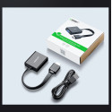 Adaptér HDMI na VGA UGREEN s audio 3,5mm - černý