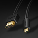 Ugreen HDMI – micro HDMI 2.0 kabel 4K 60Hz 1,5 m černý
