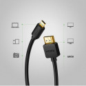 Ugreen HDMI – micro HDMI 2.0 kabel 4K 60Hz 1,5 m černý