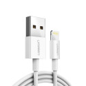 Ugreen US155 20728 kabel USB-A / Lightning MFi 1 m - bílá