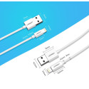 Ugreen US155 20728 kabel USB-A / Lightning MFi 1 m - bílá