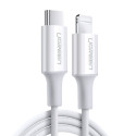 Kabel Ugreen US171 USB-C na Lightning 20W - white
