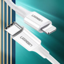 Kabel Ugreen US171 USB-C na Lightning 20W - white
