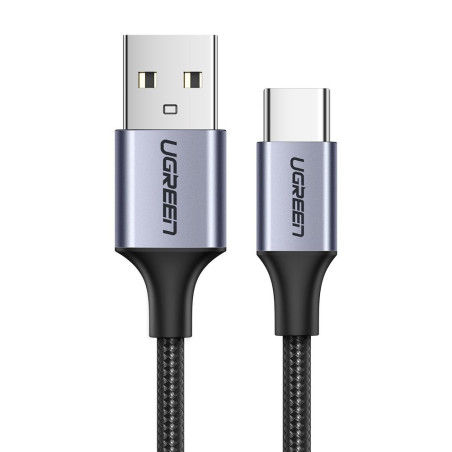 Ugreen US288 60125 kabel USB-A / USB-C QC 3.0 3A 0,5 m - šedá