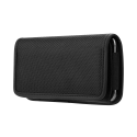 AG PREMIUM Oxford model 2 - pouzdro na opasek pro iPhone 6S/7/8/SE/12 Mini/13 Mini a další, černé