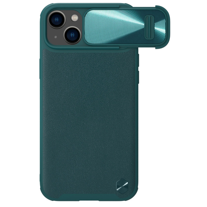 Kryt Nillkin CAMSHIELD LEATHER S pro iPhone 14 Plus - zelená