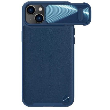Kryt Nillkin CamShield Leather S iPhone 14 Plus modrá