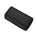 AG PREMIUM Oxford model 2 - pouzdro na opasek pro iPhone 6S/7/8/SE/12 Mini/13 Mini a další, černé