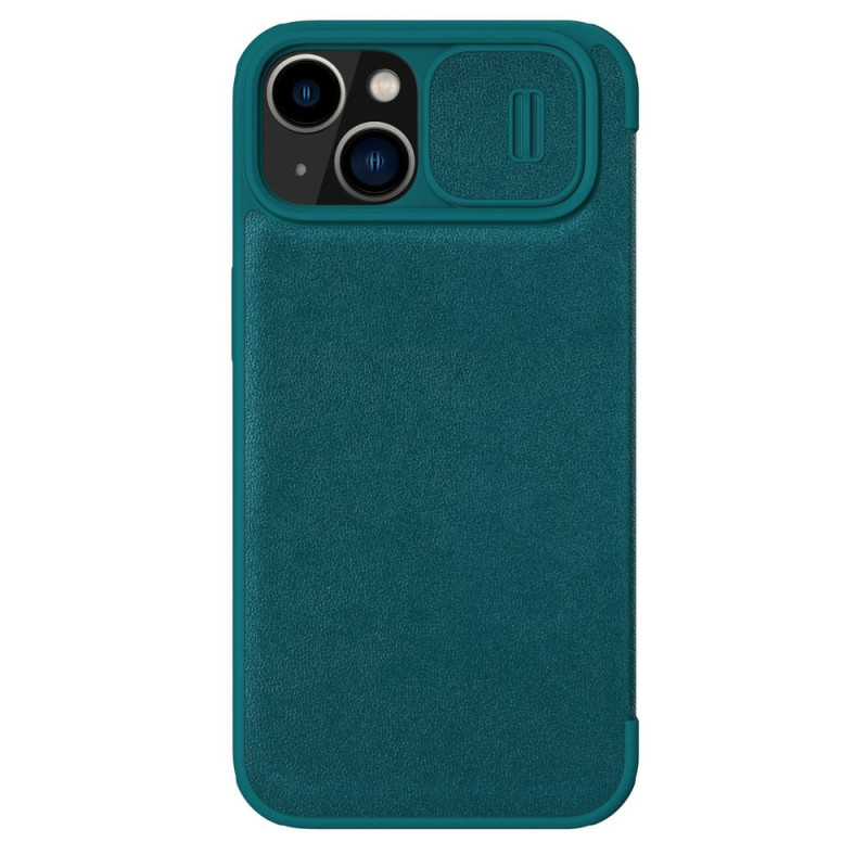 Pouzdro Nillkin QIN LEATHER PRO pro iPhone 14 Plus - zelené