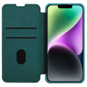 Nillkin QIN LEATHER PRO pro iPhone 14 Plus – zelené